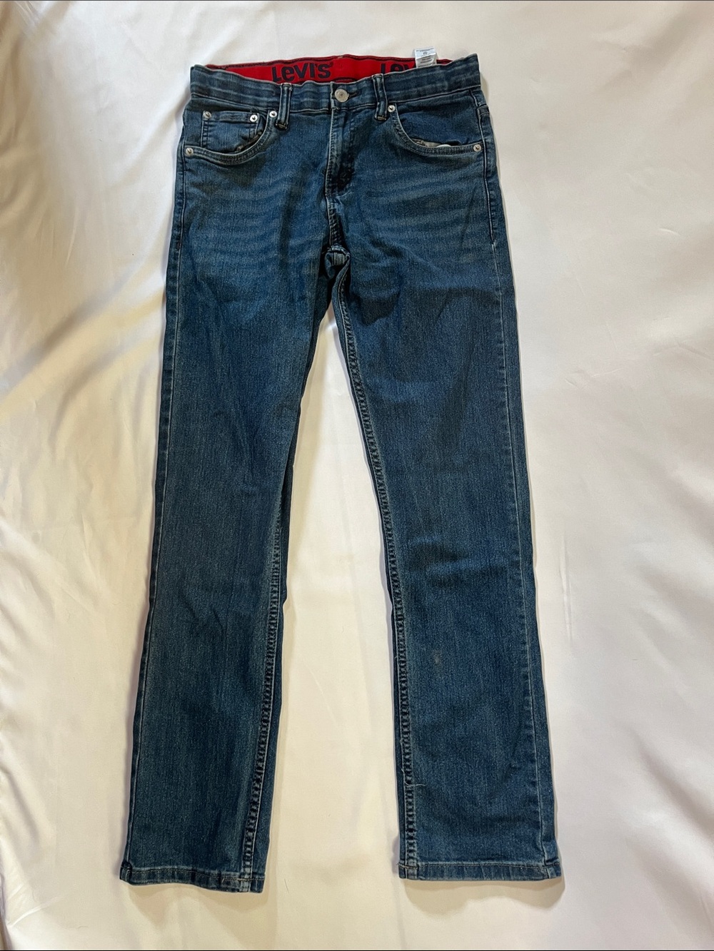 Levi's Boy’s Blue Straight-Leg Jeans
